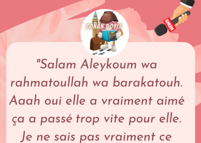 Témoignage Instagram d'un parent du club de lecture