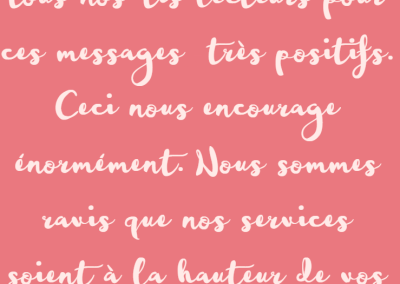 Témoignage Instagram d'un parent du club de lecture