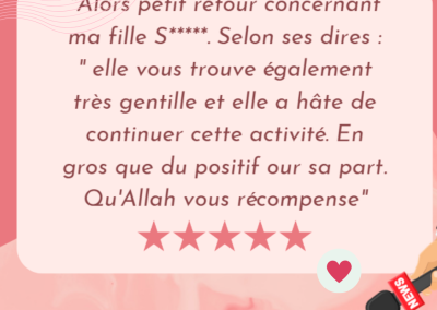 Témoignage d'un parent d'un enfant inscrit au club de lecture