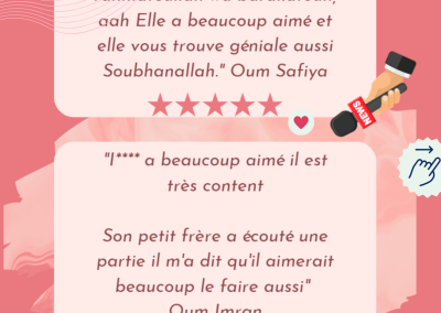 Témoignage d'un parent d'un enfant inscrit au club de lecture